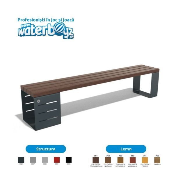 Metal Urban Park Bench model 4 Metal Urban Park Bench model 4