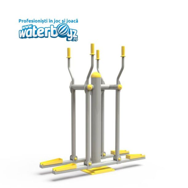 Fitness machine double stepper with handles model 4 Fitness machine double stepper with handles model 4