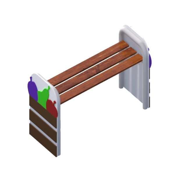 Bench without backrest Garden Bench without backrest Garden
