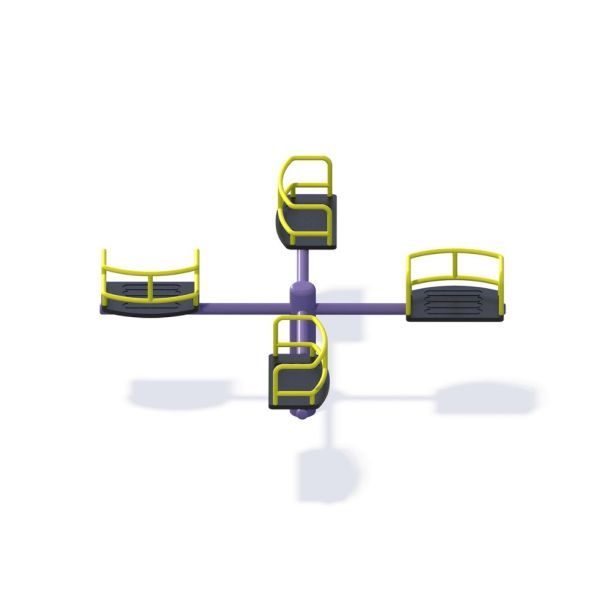 Cross carousel with 4 arms Cross carousel with 4 arms