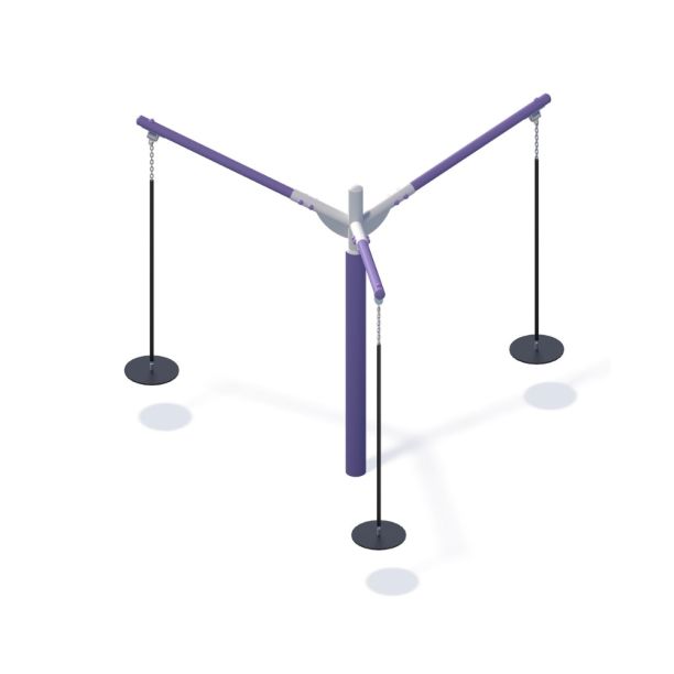 Pole carousel with 3 seats Pole carousel with 3 seats