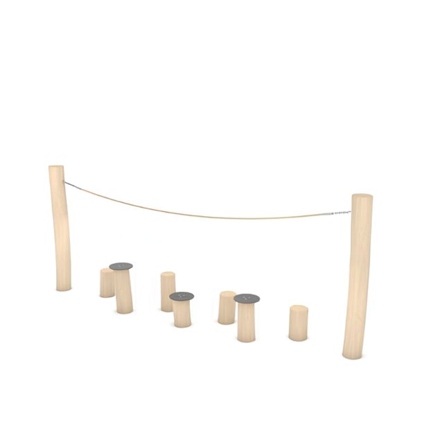 Robinia Wooden Calisthenics Balance System Parc 6 Robinia Wooden Calisthenics Balance System Parc 6