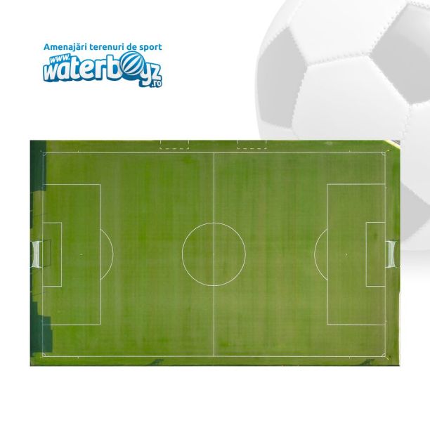 Football field with synthetic turf Football field with synthetic turf