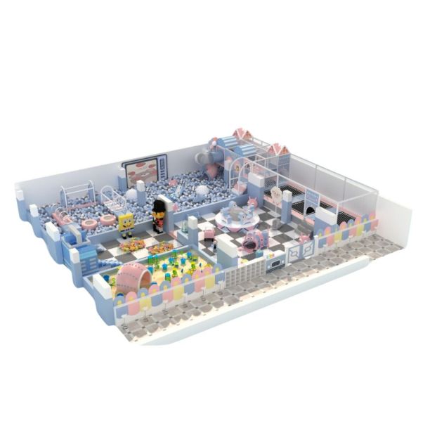 Complete indoor playground designed Cotton Candy Park Complete indoor playground designed Cotton Candy Park