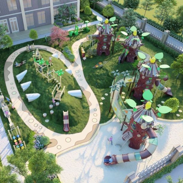 Complete outdoor playground Forest Complete outdoor playground Forest