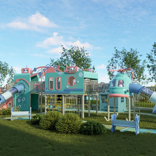 Complete outdoor playground Kiddie Land Complete outdoor playground Kiddie Land
