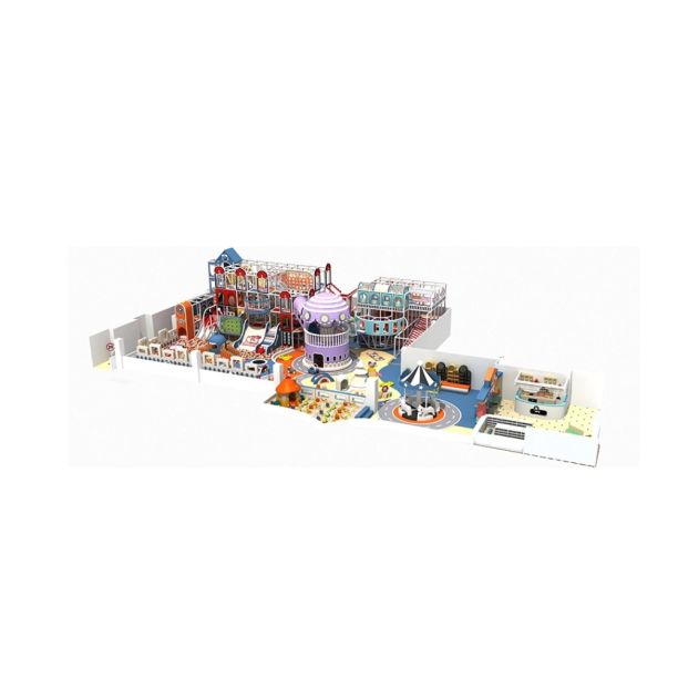 Complete indoor playground designed Clown Town Complete indoor playground designed Clown Town