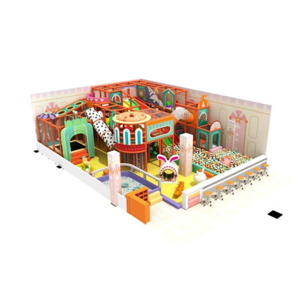 Complete indoor playground desgined Pink Bunny Complete indoor playground desgined Pink Bunny