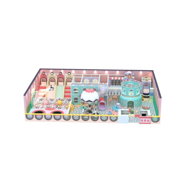 Complete indoor playground designed Sugar Rush 132 m2 Complete indoor playground designed Sugar Rush 132 m2