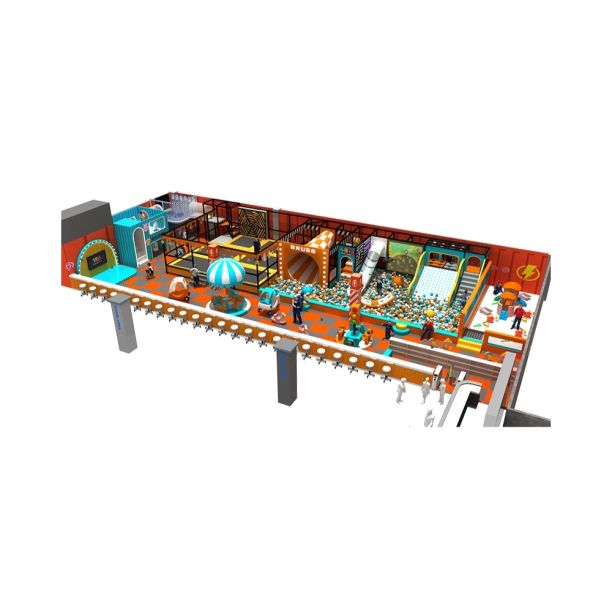 Complete indoor playground designed Carnival 450 m2 Complete indoor playground designed Carnival 450 m2