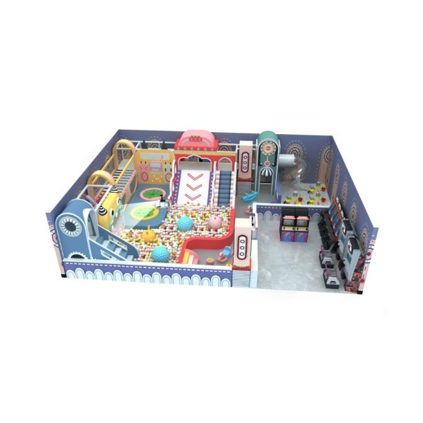 Complete indoor playground designed Fun Box 100 m2 Complete indoor playground designed Fun Box 100 m2