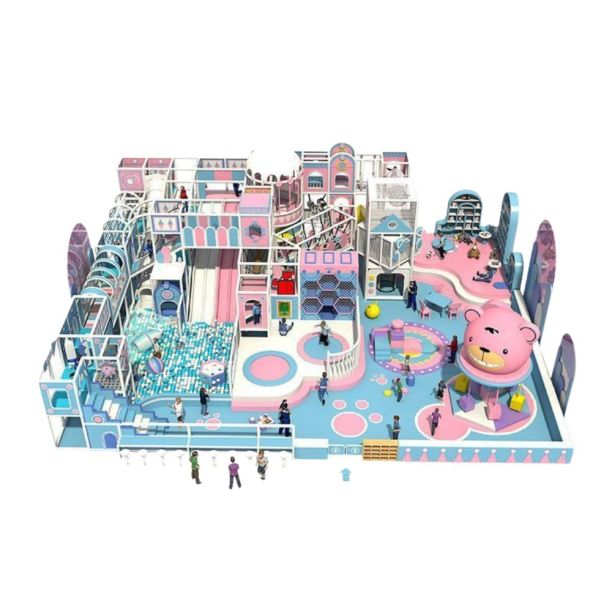 Complete indoor playground Pink Bear Complete indoor playground Pink Bear