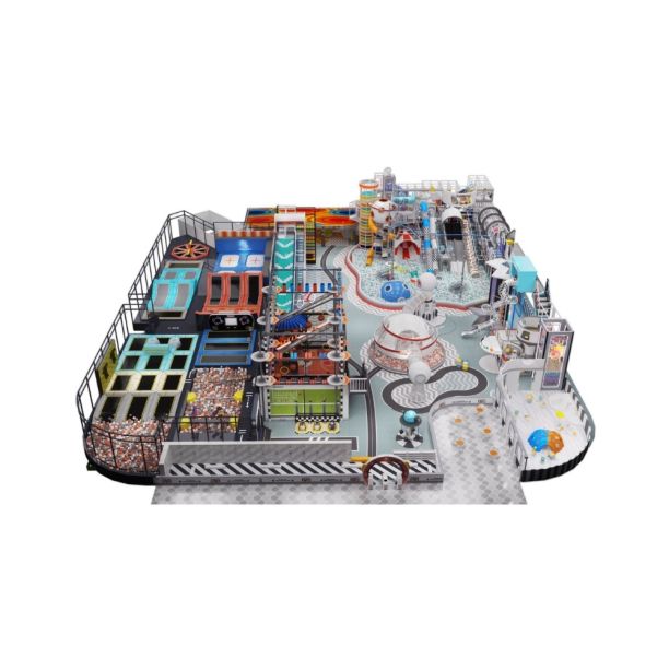 Complete indoor playground arrangement Space City Complete indoor playground arrangement Space City