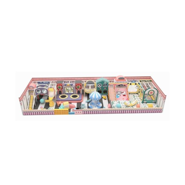 Complete indoor playground designed Sweet Paws 192 m2 Complete indoor playground designed Sweet Paws 192 m2
