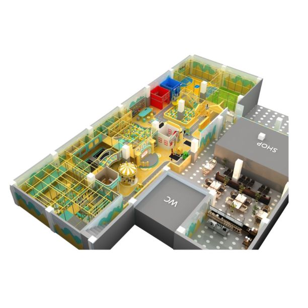 Amenajare completă de joaca de interior WonderPlay Arena Amenajare completă de joaca de interior WonderPlay Arena