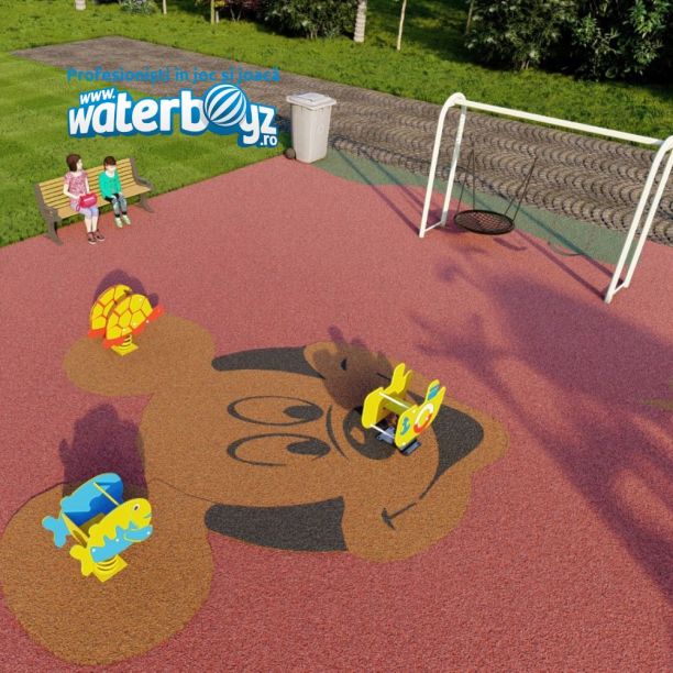Complete outdoor playground arrangement Mickey Complete outdoor playground arrangement Mickey