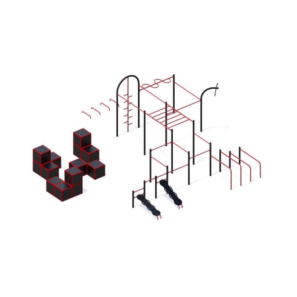 Outdoor fitness complex model 11 Outdoor fitness complex model 11