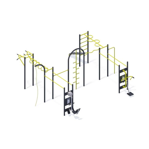 Outdoor fitness complex model 12 Outdoor fitness complex model 12