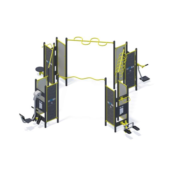 Outdoor fitness complex model 14 Outdoor fitness complex model 14