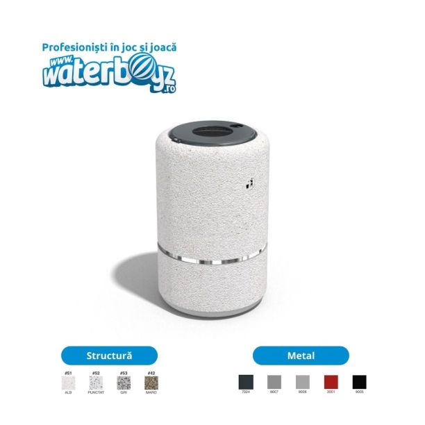 Concrete Urban Waste Bin 1 Concrete Urban Waste Bin 1