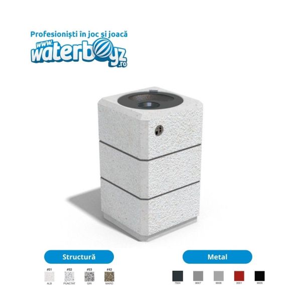 Cos de gunoi Urban Beton 3