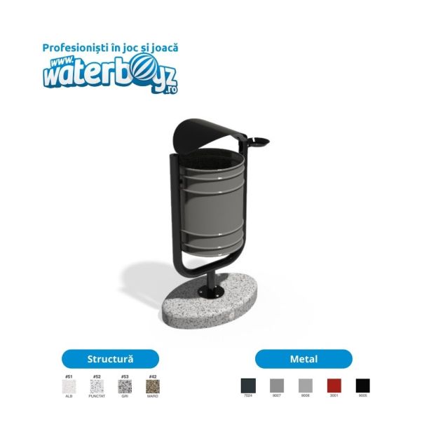 Metal Urban Waste Bin 1 Metal Urban Waste Bin 1