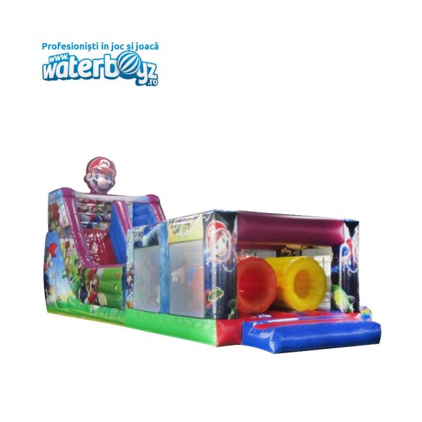 Cursa cu obstacole gonflabila Mario