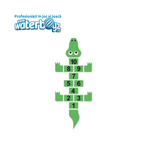 Figurina 2D Crocodil Figurina 2D Crocodil