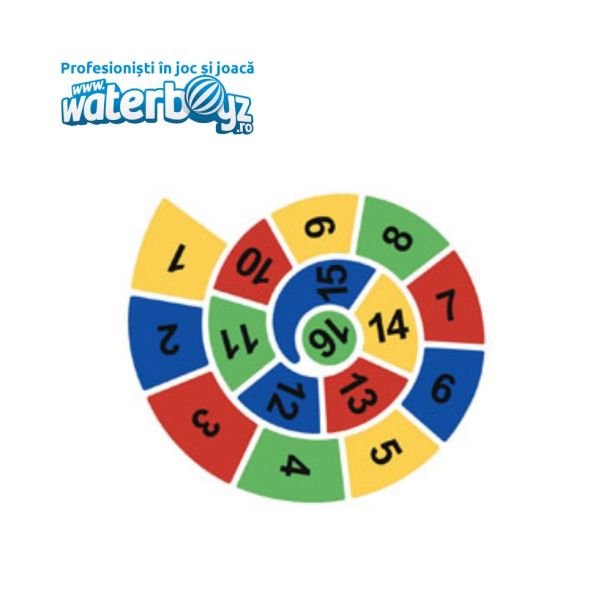 Figurina 2D Snail with numbers Figurina 2D Snail with numbers