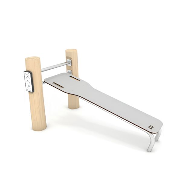 Robinia Wooden Abdominal Bench Parc 5 Robinia Wooden Abdominal Bench Parc 5