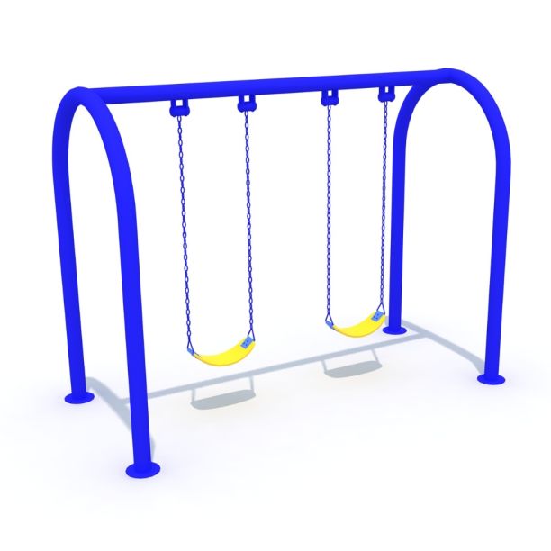 Metal swing for children model 11 blue Metal swing for children model 11 blue
