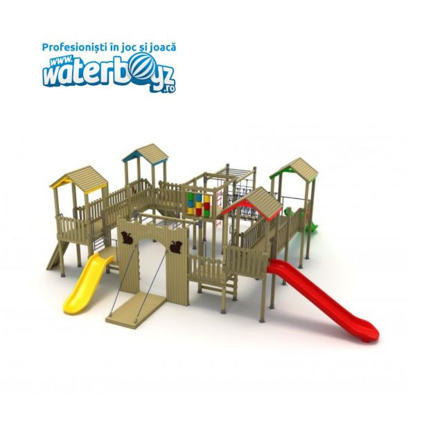 Wooden Castle Outdoor Playground Wooden Castle Outdoor Playground