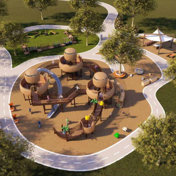 Outdoor Playground Bird's Nest Paradise 1 Outdoor Playground Bird's Nest Paradise 1
