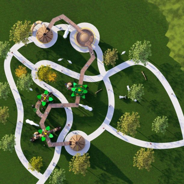 Outdoor Playground Bird's Nest Paradise 2 Outdoor Playground Bird's Nest Paradise 2