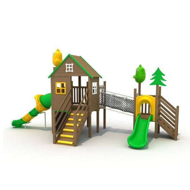Outdoor playground Wood House Outdoor playground Wood House