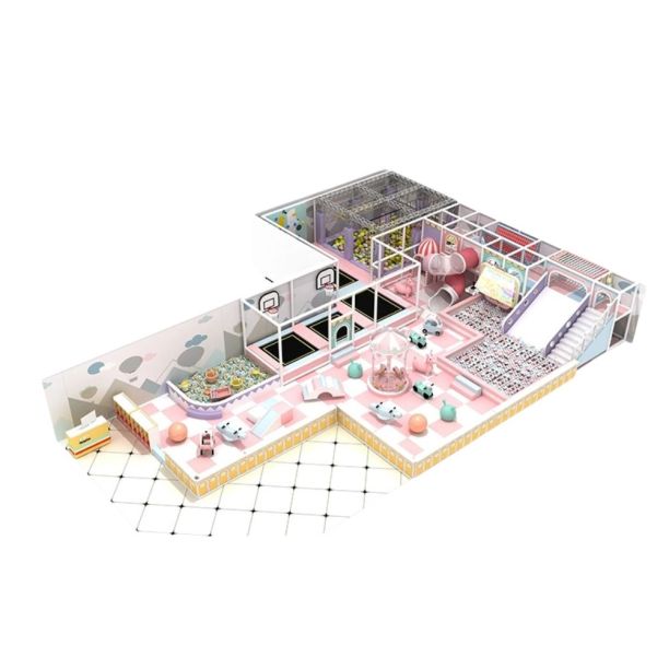 Complete indoor playground designed Pink Balloon Complete indoor playground designed Pink Balloon