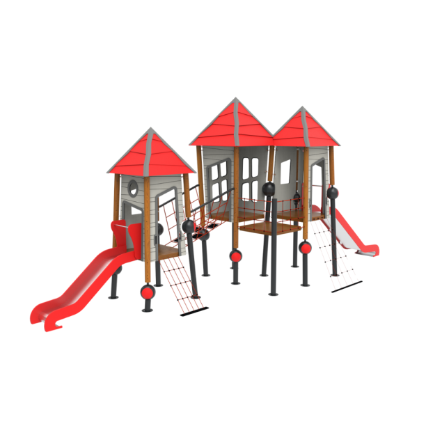 Loc de joaca de exterior Crooked House 4