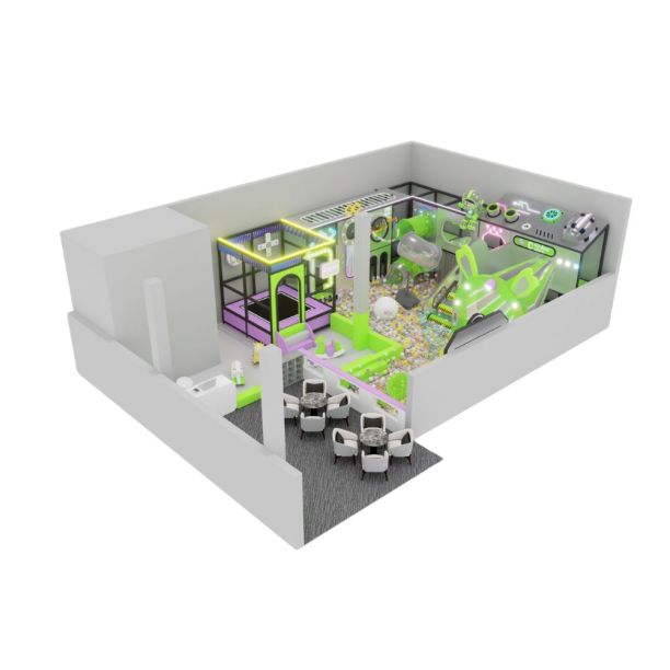 Complete indoor playground arrangement Space LED Complete indoor playground arrangement Space LED
