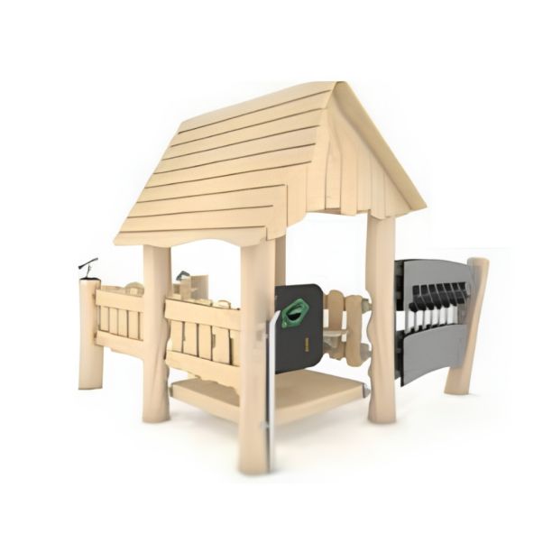 Robinia Wooden Outdoor Playground Cabin 2 Robinia Wooden Outdoor Playground Cabin 2