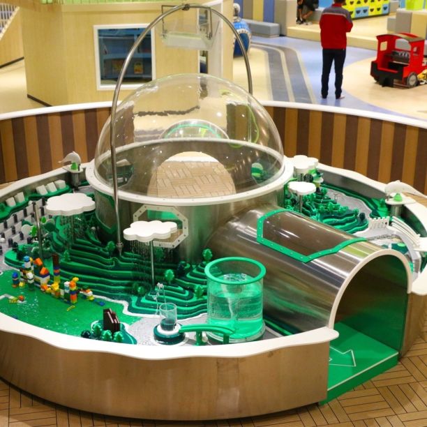 Interactive water table Castle Interactive water table Castle
