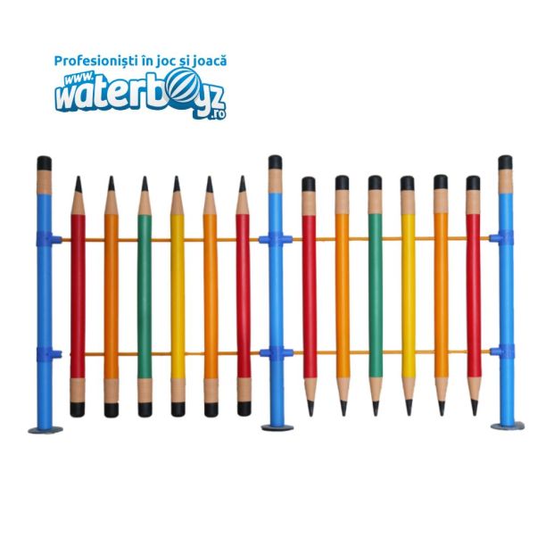 Colorful pencils Fence Colorful pencils Fence