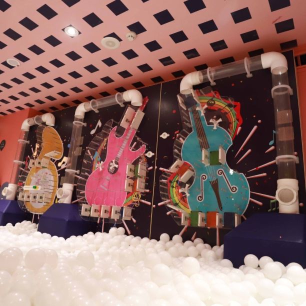 Interactive game Music Ball Wall Interactive game Music Ball Wall