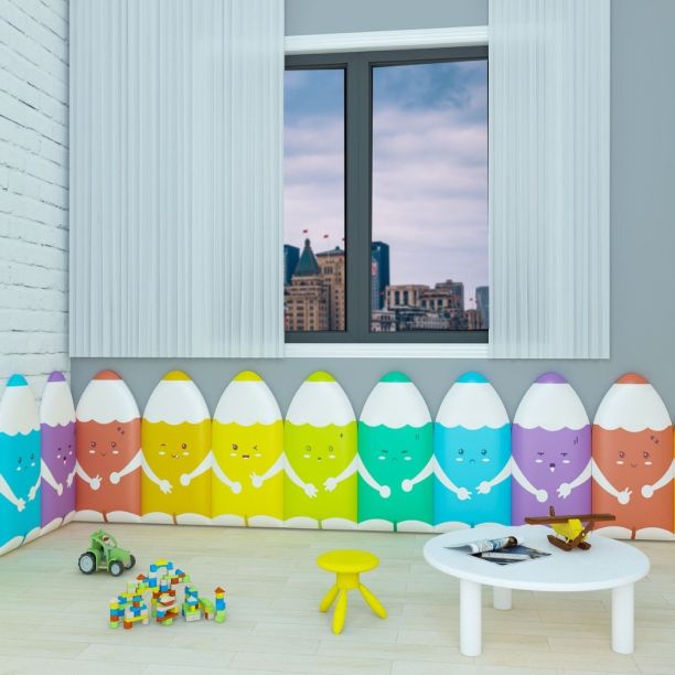 Sponge wall panel model Crayon 2 Sponge wall panel model Crayon 2