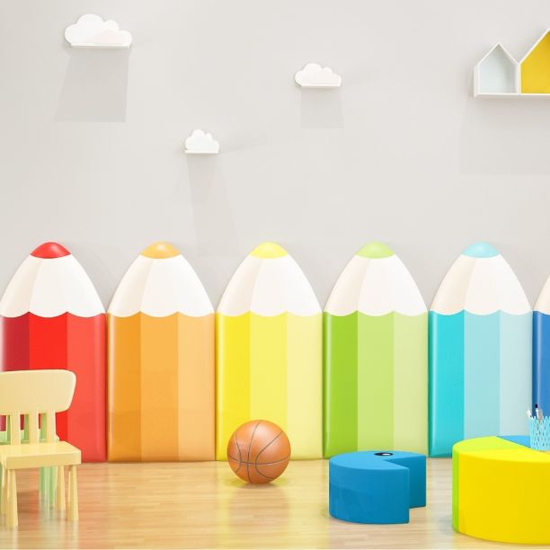 Sponge wall panel model Crayon Sponge wall panel model Crayon