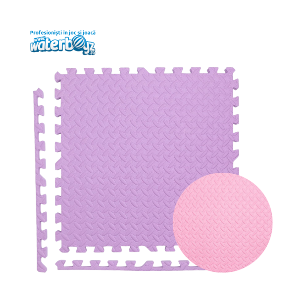 EVA Puzzle Mat Purple & Pink