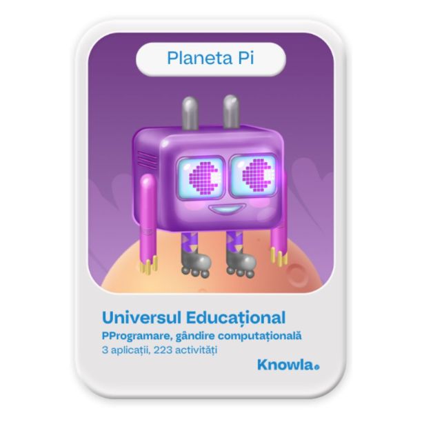 Planeta Pi - Pachet educațional Knowla pentru inițiere în programare și logică