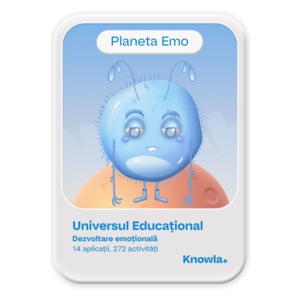 Planeta Emo - Pachet educațional Knowla pentru inteligență emoțională și relaționare Planeta Emo - Pachet educațional Knowla pentru inteligență emoțională și relaționare