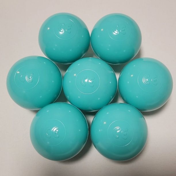 Set 500 plastic balls 7 cm green Set 500 plastic balls 7 cm green