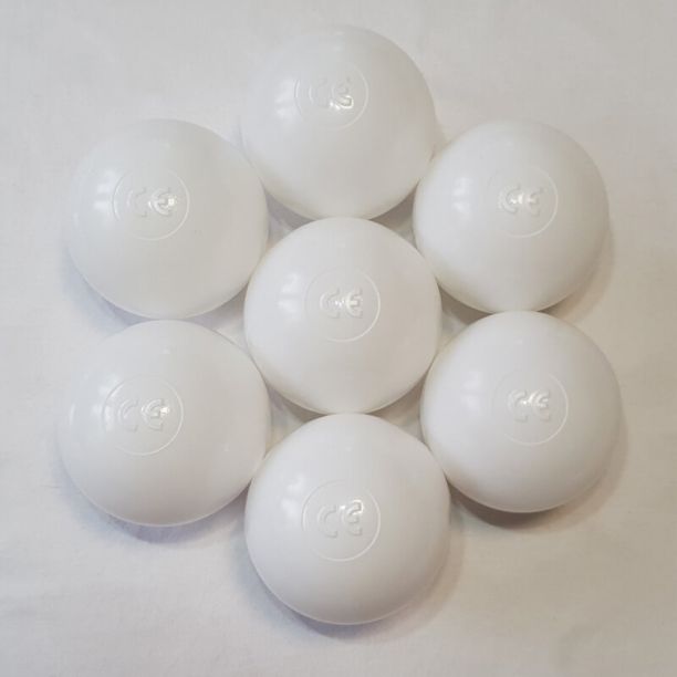 Set 500 plastic balls 7 cm white Set 500 plastic balls 7 cm white