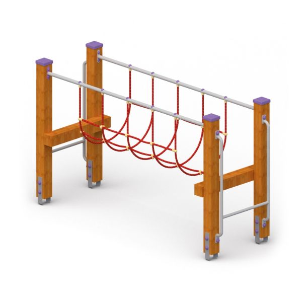 Climbing system with ropes Climbing system with ropes